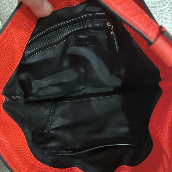 Milly Red Shoulder Bag with Tassel - Picture 7 of 11